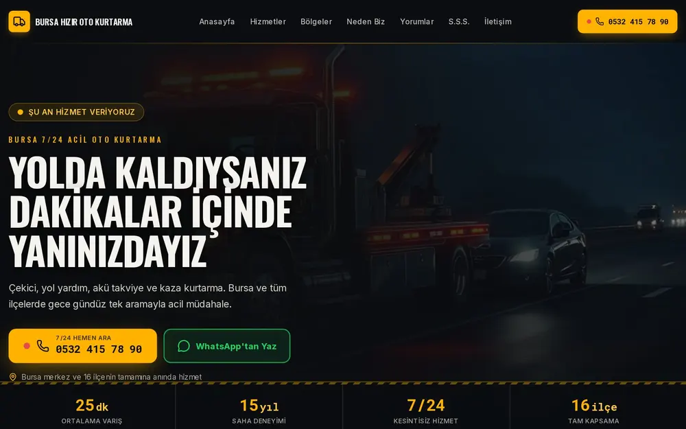 Oto Kurtarma Sitesi önizleme
